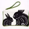 Bunnies Pouch - Yellow